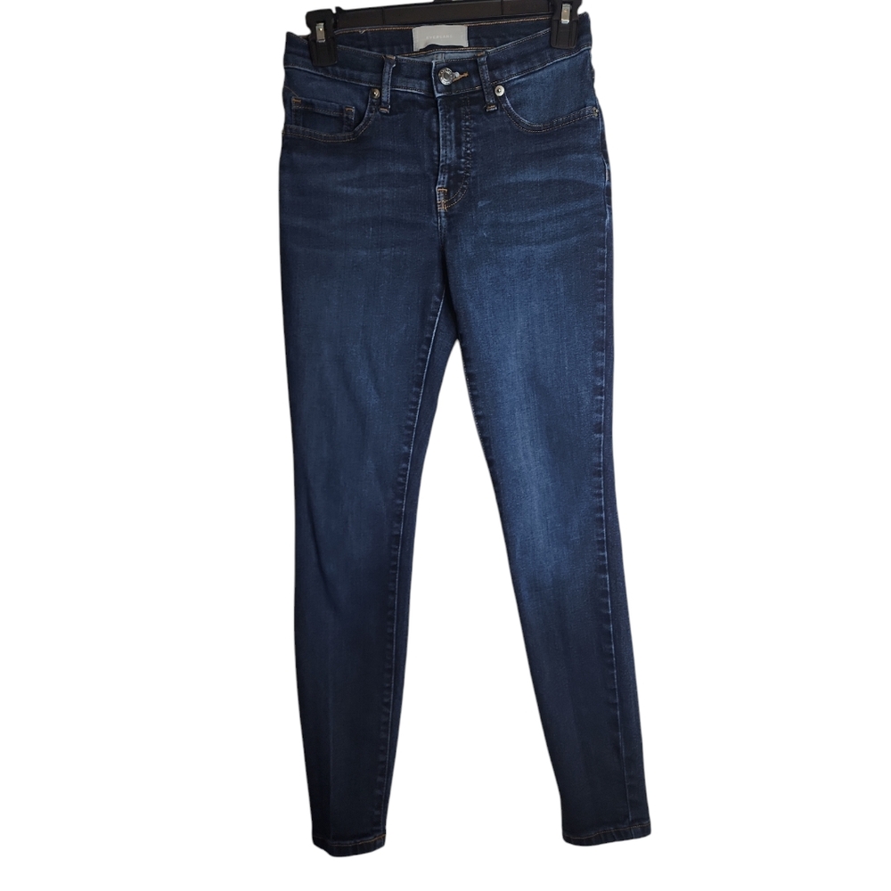 Everlane The Mid-Rise Skinny Stretch Jean Dark Wash sz 26 - Picture 9 of 16